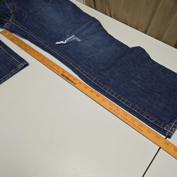 Ariat M3 Jeans Mens Loose Fit Denim Size 34x30 Distressed Workwear Ranchwear - Picture 15 of 16